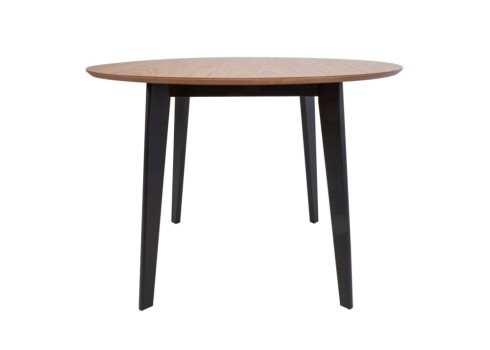 Söögilaud ROXBY D105xH76cm, tamm-must