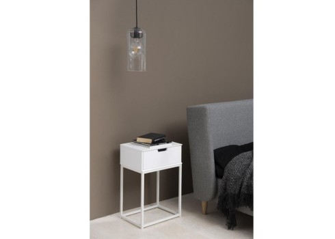 Öökapp MITRA valge