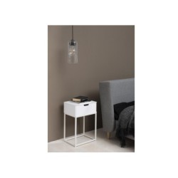 Öökapp MITRA valge