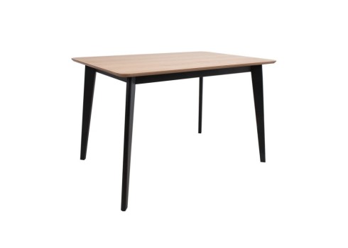 Söögilaud ROXBY 120x80xH76cm, tamm-must