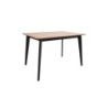 Söögilaud ROXBY 120x80xH76cm, tamm-must