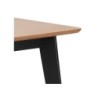 Söögilaud ROXBY 120x80xH76cm, tamm-must