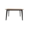 Söögilaud ROXBY 120x80xH76cm, tamm-must