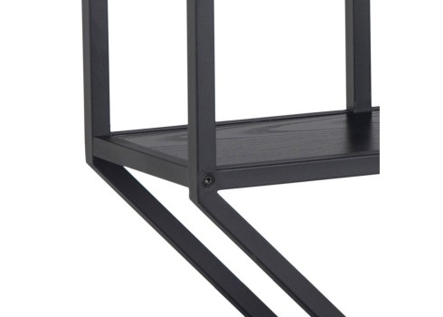 Seinariiul SEAFORD 77x22xH77cm, must