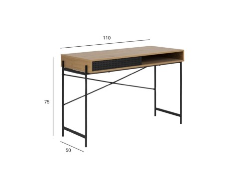 Kirjutuslaud ANGUS 110x50xH75cm, tamm