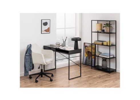 Kirjutuslaud SEAFORD 110x45xH75cm, must