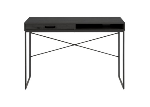 Kirjutuslaud SEAFORD 110x45xH75cm, must