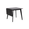 Söögilaud ROXBY 80-120x80xH76cm, must