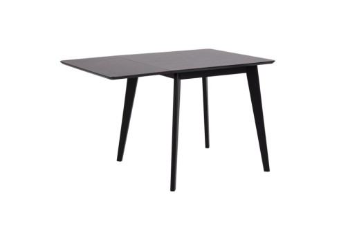 Söögilaud ROXBY 80-120x80xH76cm, must