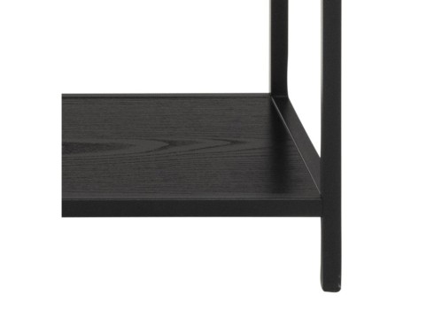 Riiul SEAFORD 135x35xH150cm, must