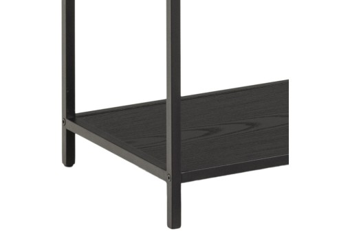 Riiul SEAFORD 135x35xH150cm, must