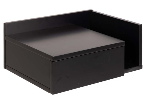 Öökapp ASHLAN 40x32xH16,5cm, must