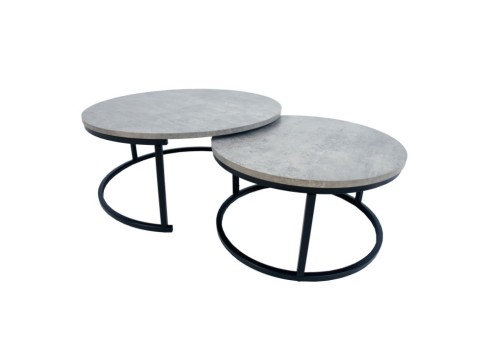 Diivanilauad 2tk BRITU D60xH32cm, D80xH35cm hall