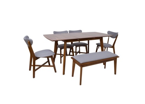 Söögilauakomplekt JESPER 4-tooli ja ping