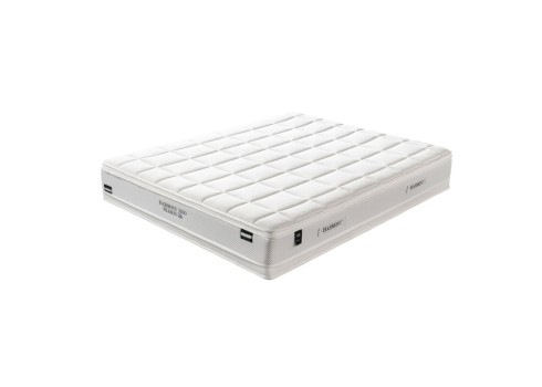 Voodi EMBRACE madratsiga HARMONY DUO SEASON 160x200cm, valge
