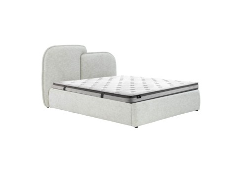 Voodi EMBRACE madratsiga HARMONY DUO 160x200cm, valge