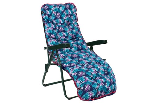 Lamamistool BADEN-BADEN sinine lehtedega kate