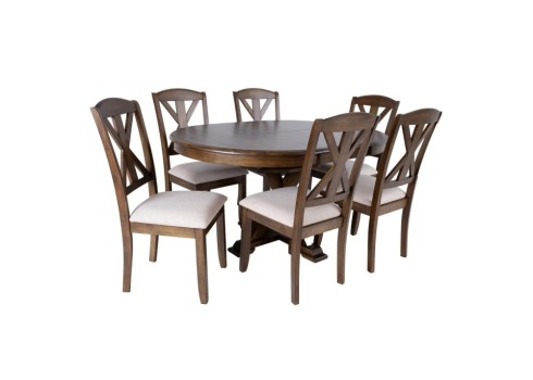 Söögilauakomplekt JAMES 6-tooliga