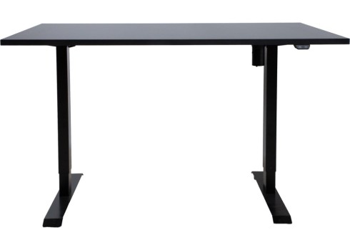 Töölaud ERGO 1-mootoriga 140x80xH71-121cm, must