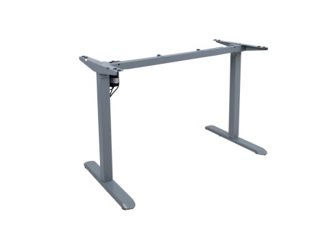 Töölaud ERGO LIGHT 1-mootoriga 120x60xH73-118cm, tamm/hõbehall