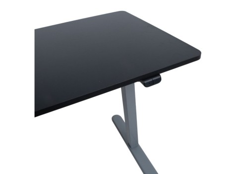 Töölaud ERGO LIGHT 1-mootoriga 120x60xH73-118cm, must/hõbehall