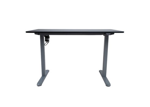 Töölaud ERGO LIGHT 1-mootoriga 120x60xH73-118cm, must/hõbehall