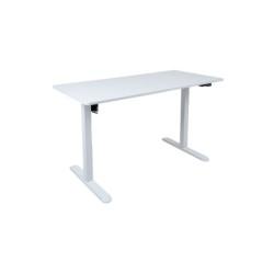 Töölaud ERGO LIGHT 1-mootoriga 120x60xH73-118cm, valge