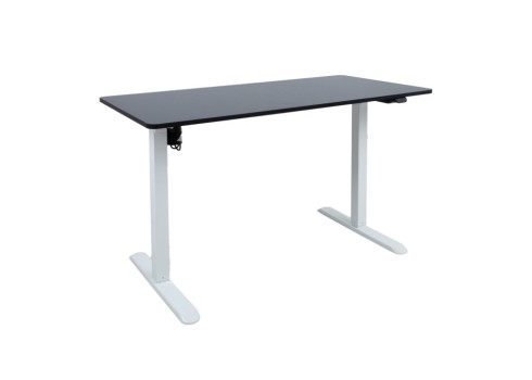Töölaud ERGO LIGHT 1-mootoriga 120x60xH73-118cm, must/valge