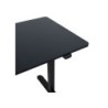 Töölaud ERGO LIGHT 1-mootoriga 120x60xH73-118cm, must