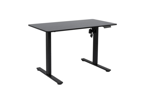 Töölaud ERGO FIT 1-mootoriga 120x60xH71,5-116cm, must