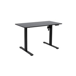 Töölaud ERGO FIT 1-mootoriga 120x60xH71,5-116cm, must
