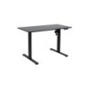 Töölaud ERGO FIT 1-mootoriga 120x60xH71,5-116cm, must