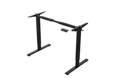 Töölaud ERGO FIT 1-mootoriga 120x60xH71,5-116cm, must