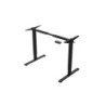 Töölaud ERGO FIT 1-mootoriga 120x60xH71,5-116cm, must