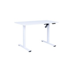 Töölaud ERGO FIT 1-mootoriga 120x60xH71,5-116cm, valge