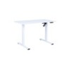 Töölaud ERGO FIT 1-mootoriga 120x60xH71,5-116cm, valge