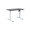 Töölaud ERGO FIT 1-mootoriga 120x60xH71,5-116cm, must/valge