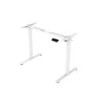 Töölaud ERGO FIT 1-mootoriga 120x60xH71,5-116cm, must/valge