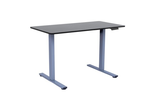 Töölaud ERGO FIT 1-mootoriga 120x60xH71,5-116cm, must/hõbehall