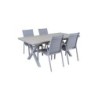 Aiamööblikomplekt CORINNA laud ja 4 tooli