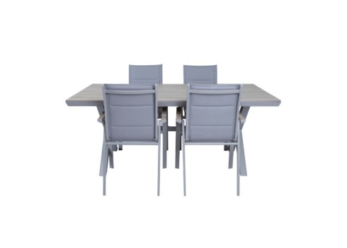 Aiamööblikomplekt CORINNA laud ja 4 tooli