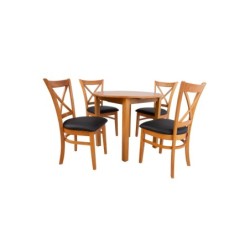 Söögilauakomplekt MIX & MATCH 4 tooliga