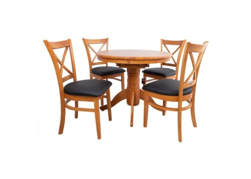 Söögilauakomplekt MIX & MATCH 4-tooliga