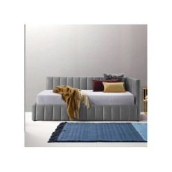 Voodi JASPER 90x200cm, madratsiga HARMONY DUO, hall