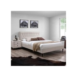 Voodi EMILIA 120x200cm, madratsiga HARMONY DUO, beež