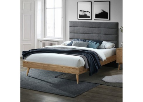 Voodi ROMAN madratsiga HARMONY TOP 160x200cm, hall