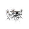 Aiamööblikomplekt MOSAIC laud ja 4 tooli