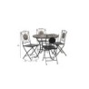 Aiamööblikomplekt MOSAIC laud ja 4 tooli