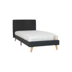 Voodi JUNO 90x200cm, madratsiga KUKKA DUO 11 ZONE, hall