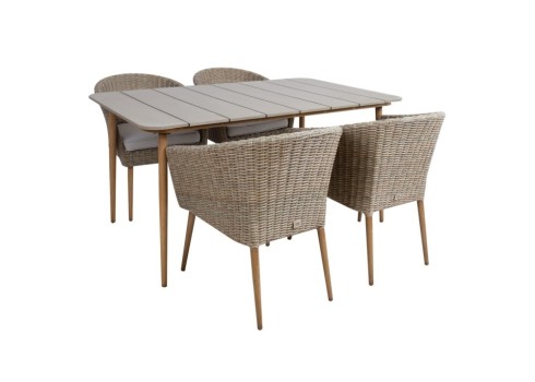 Aiamööblikomplekt NORWAY laud ja 4 tooli